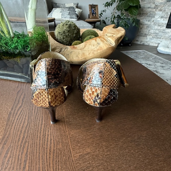 Michael Kors Snake Skin Dress Sandal - Picture 7 of 7